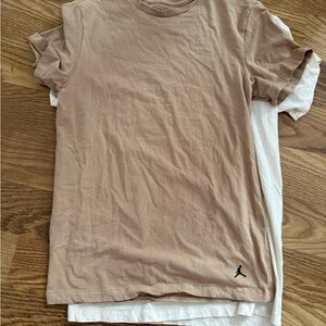 Jordan Tan and Cream T-Shirts